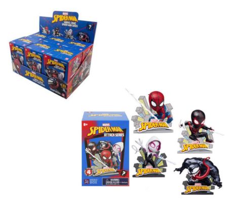 YUME MARVEL – Spider-Man – Attack Series – Hero Box – 8cm  In Blind Box (cm 11 L x 9 P x 15 H) In espo da 6PZ  4ass…x12